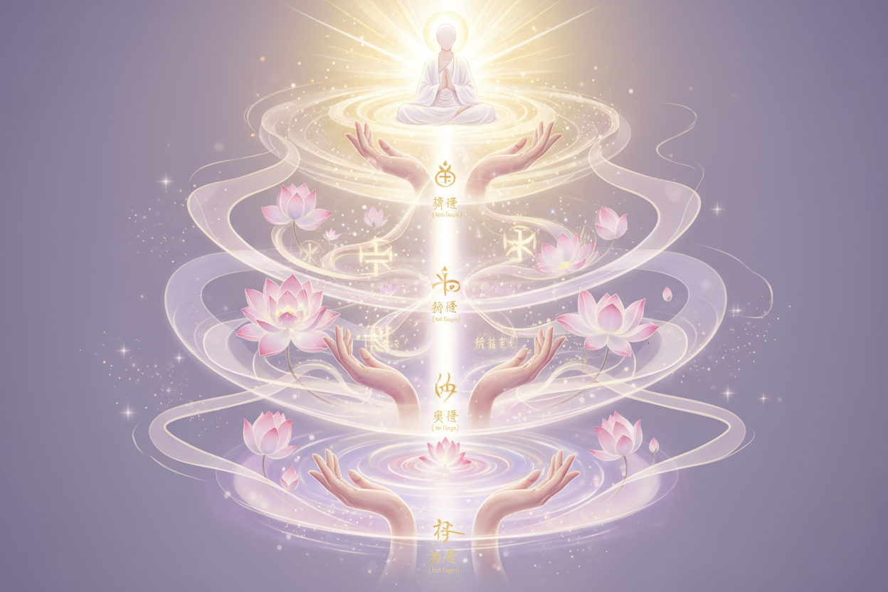 🌺 Le Reiki Usui et ses 4 niveaux d’initiation
